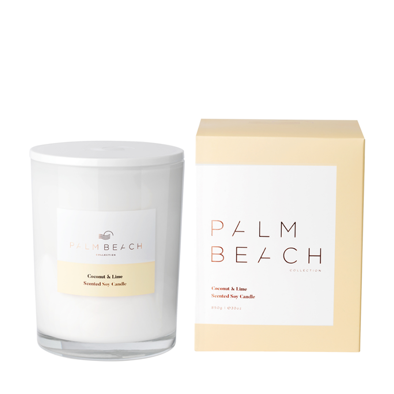 Coconut & Lime 850g Deluxe Candle