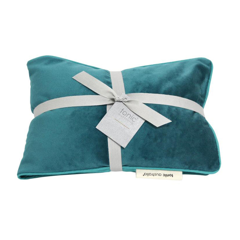 Luxe Velvet Heat Pillow Teal