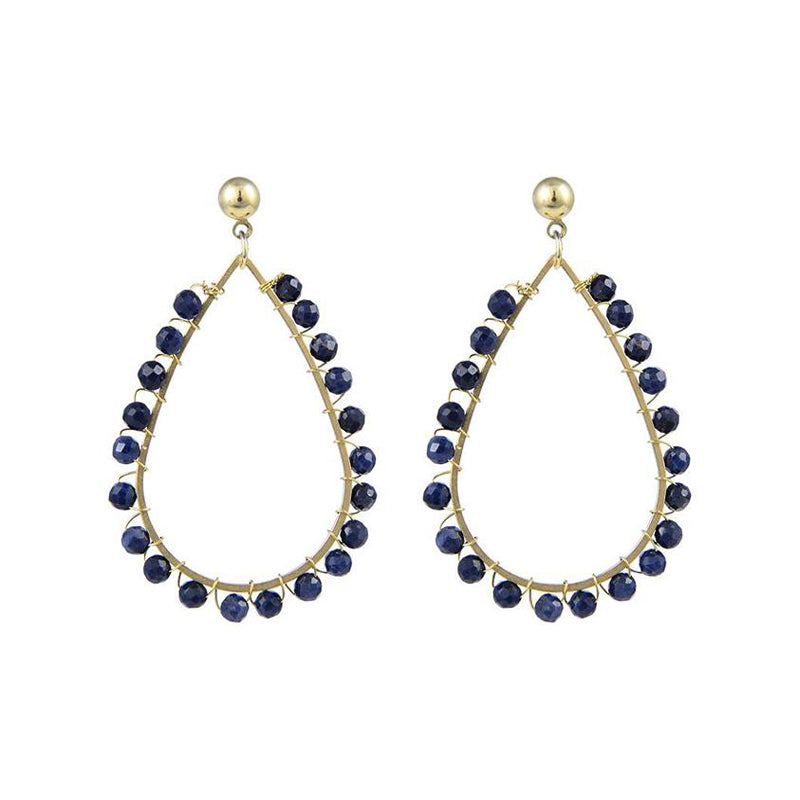 Riva Earrings - Lapis Lazuli