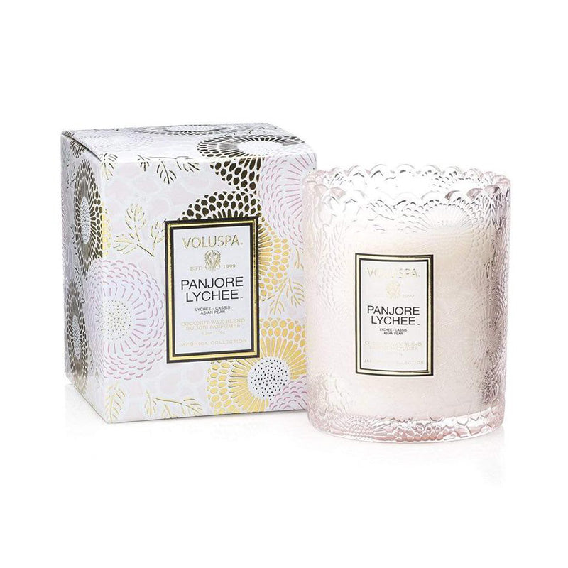 Panjore Lychee Scalloped Candle