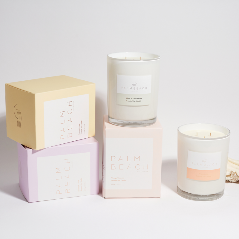 White Rose & Jasmine 850g Deluxe Candle