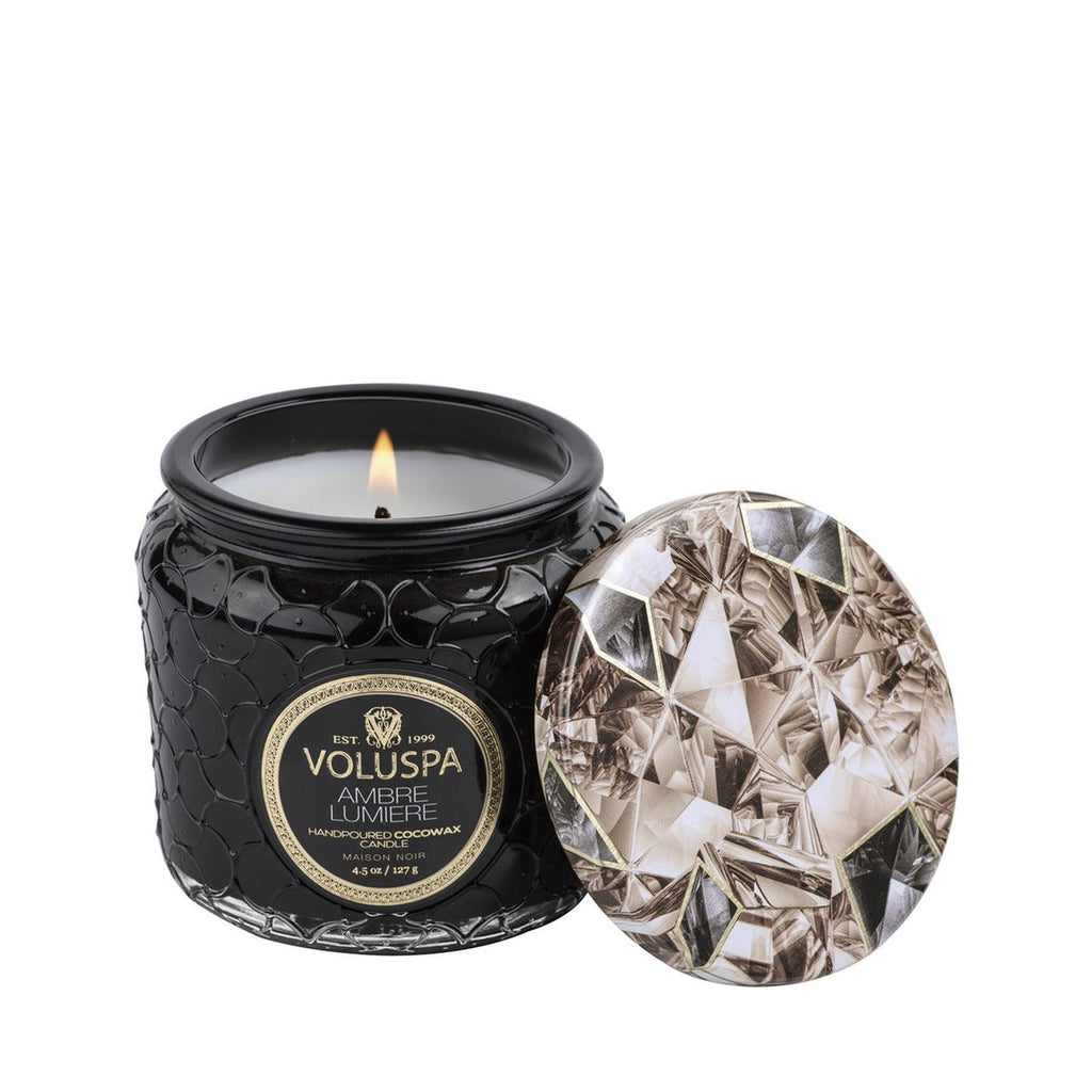 Amber Lumiere Petite Jar 40hr Candle