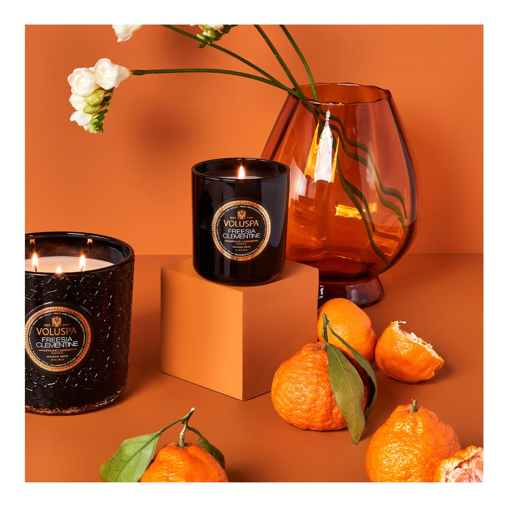 Freesia Clementine Classic Boxed Candle