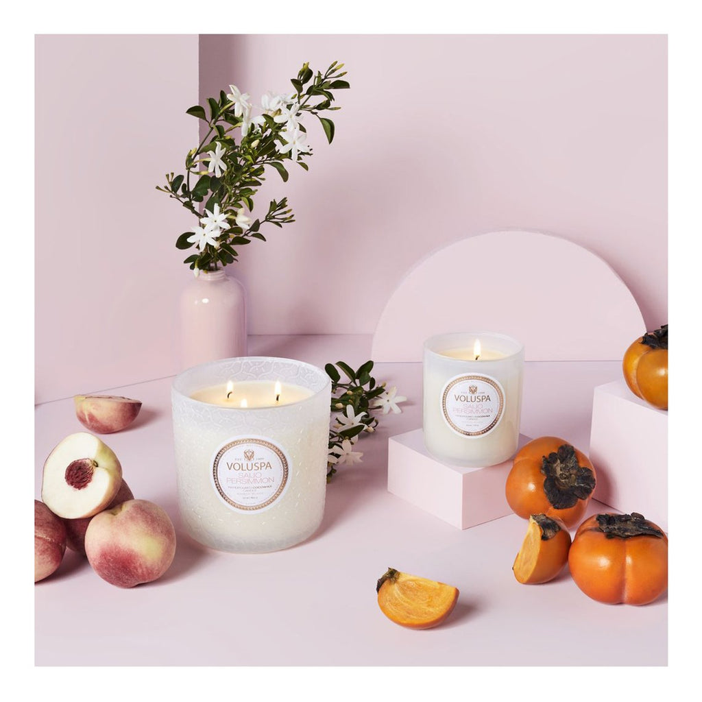 Saijo Persimmon 3 Wick Luxe Candle
